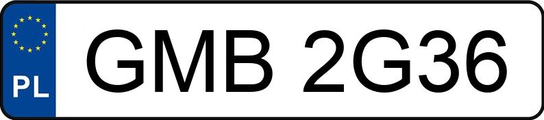 Numer rejestracyjny GMB 2G36 posiada OPEL Astra III 1.9 CDTI MR`04 E4 Cosmo - GMB2G36
