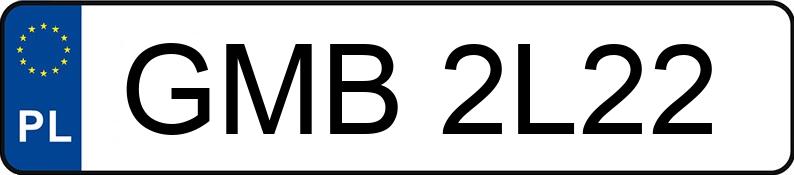 Numer rejestracyjny GMB 2L22 posiada SKODA OCTAVIA - GMB2L22