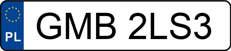 Numer rejestracyjny GMB 2LS3 posiada MERCEDES-BENZ GLE 53 AMG MR`18 E6d V167 4Matic+ - GMB2LS3