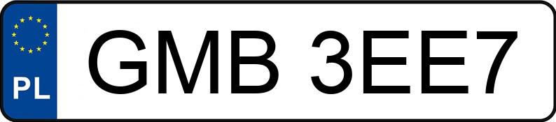 Numer rejestracyjny GMB 3EE7 posiada SKODA Citigo MR`18 E6d Ambition - GMB3EE7