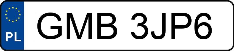 Numer rejestracyjny GMB 3JP6 posiada AUDI A4 - GMB3JP6