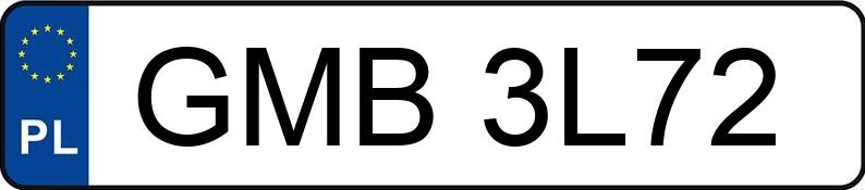 Numer rejestracyjny GMB 3L72 posiada AUDI A6 2.4 Kat. MR`97 4B A6 2.4 Kat. MR`97 4B - GMB3L72