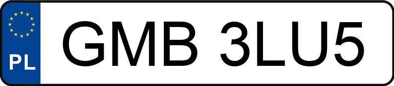 Numer rejestracyjny GMB 3LU5 posiada AUDI A3 35 TFSI MR`24 E6e 8Y S line - GMB3LU5