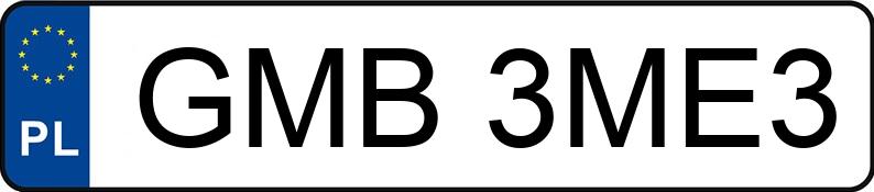 Numer rejestracyjny GMB 3ME3 posiada BMW 530 Diesel MR`16 E6d G30 xDrive Steptronic - GMB3ME3 Numer rejestracyjny GMB 3ME3 posiada BMW 530 Diesel MR`16 E6d G30 xDrive Steptronic - GMB3ME3