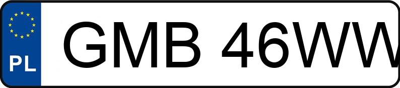 Numer rejestracyjny GMB 46WW posiada FIAT SEICENTO - GMB46WW