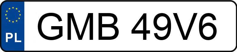 Numer rejestracyjny GMB 49V6 posiada BMW X5 XDRIVE30D X5 - GMB49V6