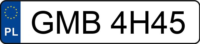 Numer rejestracyjny GMB 4H45 posiada VOLKSWAGEN Passat 1.9 TD MR`94 GL - GMB4H45