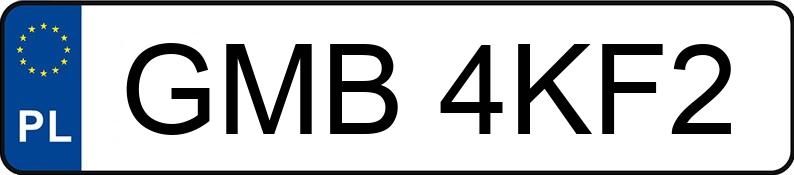 Numer rejestracyjny GMB 4KF2 posiada BMW 530 D - GMB4KF2