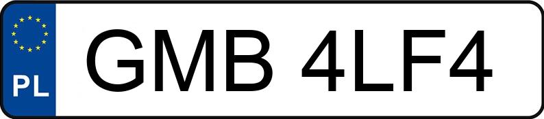 Numer rejestracyjny GMB 4LF4 posiada MERCEDES-BENZ S 350d MR`18 E6 222 4Matic - GMB4LF4
