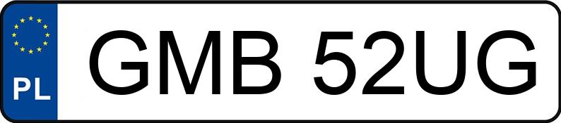 Numer rejestracyjny GMB 52UG posiada VOLKSWAGEN LUPO - GMB52UG