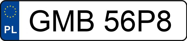 Numer rejestracyjny GMB 56P8 posiada MERCEDES-BENZ CLS 320 CDI MR`04 E4 219 CLS 320 CDI MR`04 E4 219 - GMB56P8