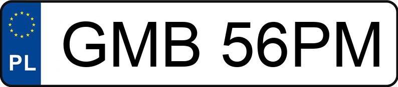 Numer rejestracyjny GMB 56PM posiada BMW 320 Diesel Kat. MR`98 E46 320 Diesel Kat. MR`98 E46 - GMB56PM