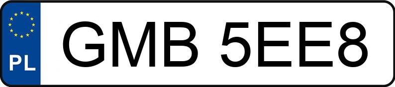 El número de registro GMB 5EE8 tiene MINI [BMW] Mini 1.2 MR`14 E6 One - GMB5EE8