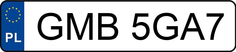 Numer rejestracyjny GMB 5GA7 posiada SKODA Karoq TDI MR`17 E6 Sportline SCR 4x4 DSG - GMB5GA7