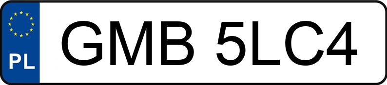 Die Registrierungsnummer GMB 5LC4 hat TOYOTA Auris 1.6 MR`07 E4 Sol - GMB5LC4