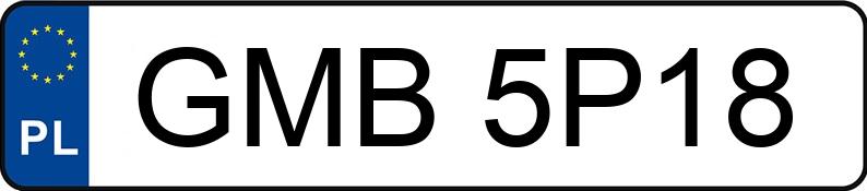 Numer rejestracyjny GMB 5P18 posiada AUDI A6 - GMB5P18 Numer rejestracyjny GMB 5P18 posiada AUDI A6 - GMB5P18