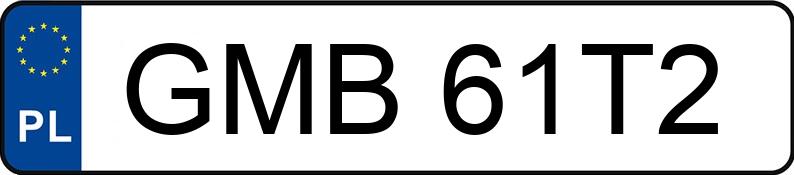 Numer rejestracyjny GMB 61T2 posiada BMW 520 Touring Diesel DPF MR`10 E5 F11 520 Touring Diesel DPF MR`10 E5 F11 - GMB61T2