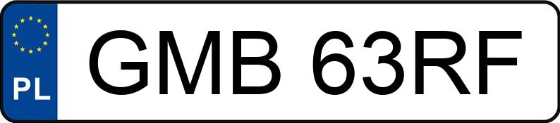 Numer rejestracyjny GMB 63RF posiada AUDI 80 2.0 Kat. B4 80 2.0 Kat. B4 - GMB63RF