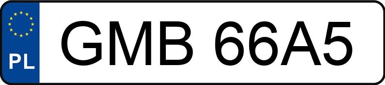 Numer rejestracyjny GMB 66A5 posiada BMW 335 - GMB66A5