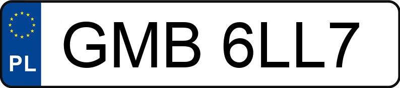 Numer rejestracyjny GMB 6LL7 posiada BMW 318i Coupe Kat. MR`99 E46 Ci - GMB6LL7