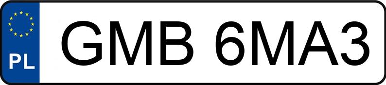 Numer rejestracyjny GMB 6MA3 posiada VOLKSWAGEN Touran NF 1.4 TSI MR`16 E6 Highline DSG - GMB6MA3 Numer rejestracyjny GMB 6MA3 posiada VOLKSWAGEN Touran NF 1.4 TSI MR`16 E6 Highline DSG - GMB6MA3