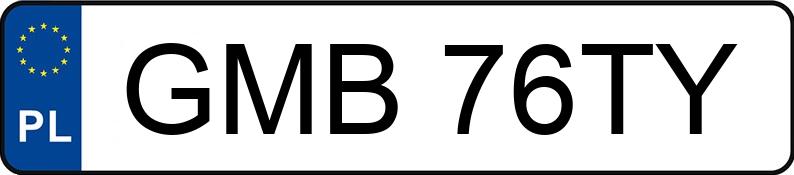 Numer rejestracyjny GMB 76TY posiada FORD Sierra 2.0i Kat. MR`90 CLX 4x4 - GMB76TY