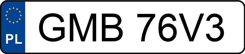 Numer rejestracyjny GMB 76V3 posiada NISSAN Navara MR`16 E6 3.0t N-Connecta - GMB76V3
