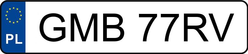 Numer rejestracyjny GMB 77RV posiada TOYOTA Avensis Sedan 2.0 Diesel MR`06 E4 Sol - GMB77RV