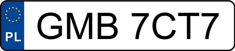 Numer rejestracyjny GMB 7CT7 posiada VOLKSWAGEN MULTIVAN - GMB7CT7