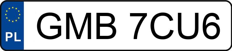 Numer rejestracyjny GMB 7CU6 posiada AUDI A5 - GMB7CU6 Numer rejestracyjny GMB 7CU6 posiada AUDI A5 - GMB7CU6