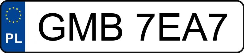 Numer rejestracyjny GMB 7EA7 posiada AUDI A4 AVANT - GMB7EA7