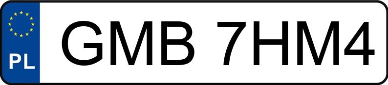 Numer rejestracyjny GMB7HM4 posiada BMW Seria 3 320 Diesel Kat. MR`01 E3 E46