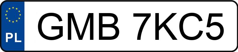 El número de registro GMB 7KC5 tiene FORD Focus 1.6 MR`08 E4 Ghia - GMB7KC5