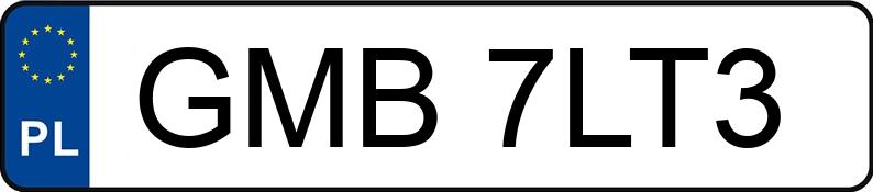 Numer rejestracyjny GMB 7LT3 posiada TOYOTA Avensis Wagon MR`03 E4 Sol Aut. - GMB7LT3