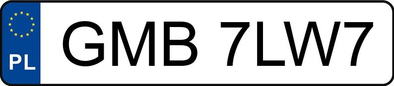 Numer rejestracyjny GMB 7LW7 posiada KIA Sportage 1.6 GDI MR`19 E6d S - GMB7LW7 Numer rejestracyjny GMB 7LW7 posiada KIA Sportage 1.6 GDI MR`19 E6d S - GMB7LW7