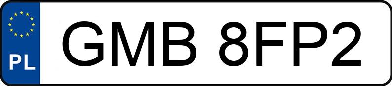 Numer rejestracyjny GMB 8FP2 posiada DACIA SANDERO - GMB8FP2