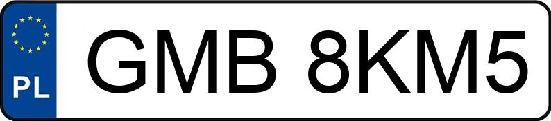 Numer rejestracyjny GMB 8KM5 posiada BMW 530 3.0 D - GMB8KM5 Numer rejestracyjny GMB 8KM5 posiada BMW 530 3.0 D - GMB8KM5