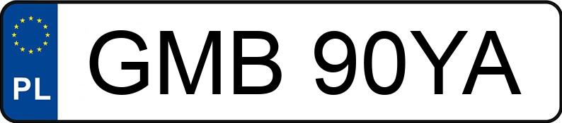 Numer rejestracyjny GMB 90YA posiada SKODA Superb II 1.8 MR`08 E5 Platinum 4x4 - GMB90YA