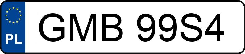 Numer rejestracyjny GMB 99S4 posiada BMW 525D - GMB99S4 Numer rejestracyjny GMB 99S4 posiada BMW 525D - GMB99S4