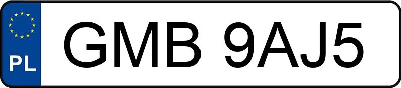 Numer rejestracyjny GMB 9AJ5 posiada VOLKSWAGEN PASSAT - GMB9AJ5 Numer rejestracyjny GMB 9AJ5 posiada VOLKSWAGEN PASSAT - GMB9AJ5