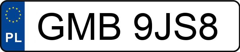 Numer rejestracyjny GMB 9JS8 posiada BMW 520 Touring Diesel DPF MR`10 E5 F11 520 Touring Diesel DPF MR`10 E5 F11 - GMB9JS8
