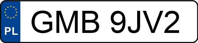 Numer rejestracyjny GMB 9JV2 posiada BMW 320D - GMB9JV2