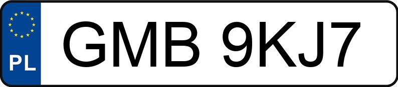 Numer rejestracyjny GMB 9KJ7 posiada ROMET PONY 301 - GMB9KJ7