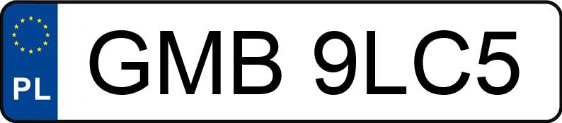 Numer rejestracyjny GMB 9LC5 posiada VOLKSWAGEN GOLF - GMB9LC5