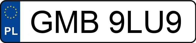 Numer rejestracyjny GMB 9LU9 posiada VOLKSWAGEN Golf IV 1.6 MR`97 Basis Aut. - GMB9LU9