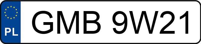 Numer rejestracyjny GMB 9W21 posiada VOLKSWAGEN Passat B5 1.6 MR`96 E2 Trendline - GMB9W21 Numer rejestracyjny GMB 9W21 posiada VOLKSWAGEN Passat B5 1.6 MR`96 E2 Trendline - GMB9W21