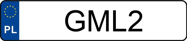 Numer rejestracyjny GML 2 posiada DODGE Charger MR`15 SXT - GML2