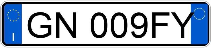 Numer rejestracyjny GN009FY posiada FIAT 500X