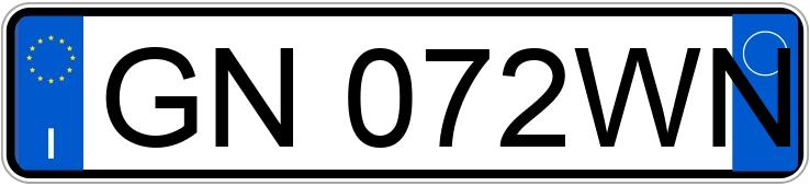 Numer rejestracyjny GN072WN posiada ALFA ROMEO Tonale