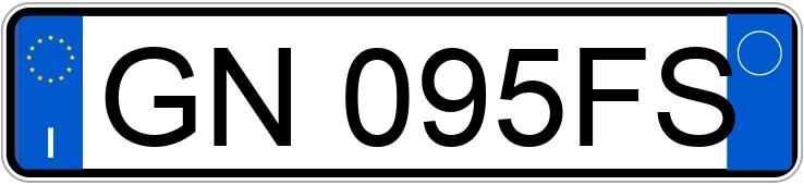 Die Registrierungsnummer GN095FS hat DACIA SANDERO